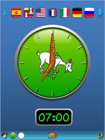 play2learn Multilingual Clock HD screenshot 2