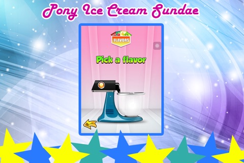 Pony Ice Cream Food Maker - Frozen Treats For Little Girl screenshot 4