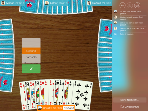 Fuchstreff Doppelkopf HD screenshot 4