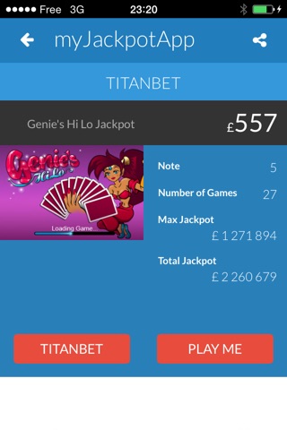 myJackpotApp Jackpot Tracker for Casino – FREE real time slot progressive jackpots recording - games slots catalogue, probability to win, game play quality notes, your own customized alerts via push notifications when a jackpot is high enough for you screenshot 3