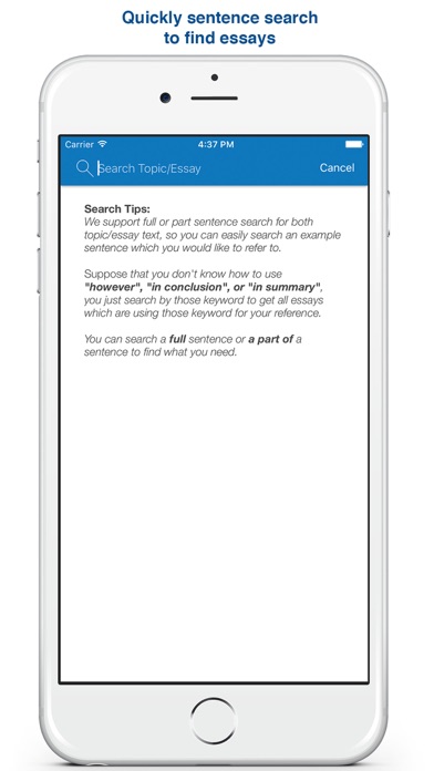 Screenshot #2 pour Essay Collection for TOEFL/IELTS