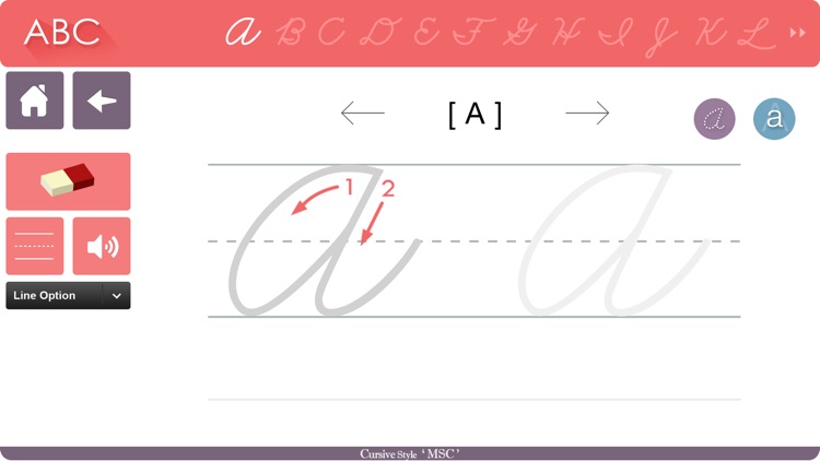 Cursive Writing MSC Style