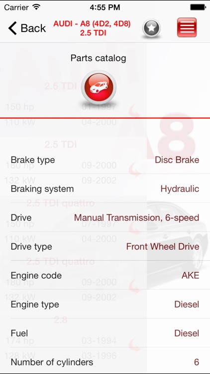 AutoParts Audi A8