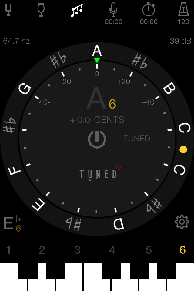 Tuned XD - Singers & Guitarists Tuner + Multitool screenshot 2