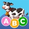 ABC - L'Alfabeto Dei Piccoli (Italian alphabet for kids) is a funny app with four games that walks your kid through the first steps of language learning