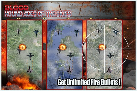 Blood Hound Aces of the Skies Free : Jet-Fighters Hunt for Enemy Planes screenshot 3