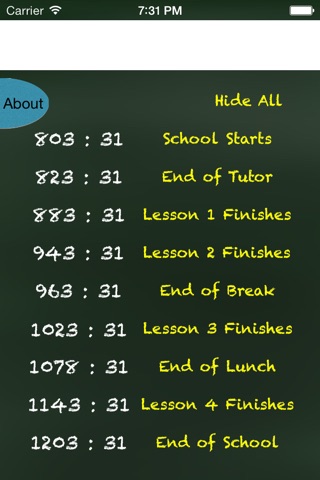 Lesson Countdown Timer Lite screenshot 3