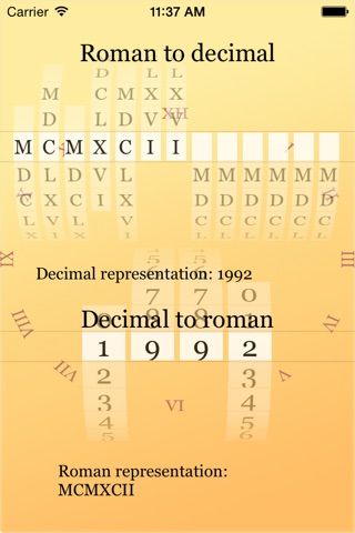 Roman Numerals (No ads) screenshot 2