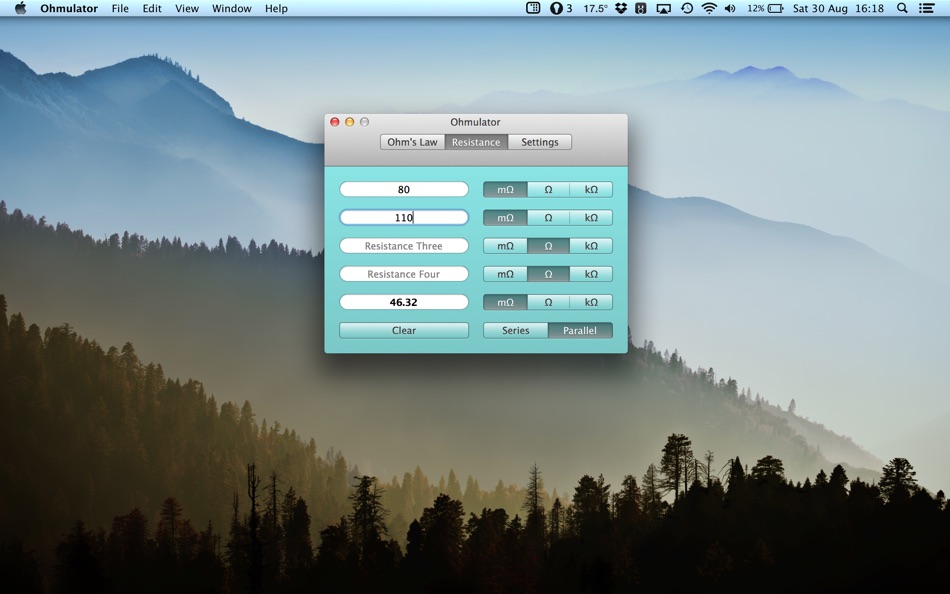#4. Ohmulator (macOS) 由: Armchair Engineering