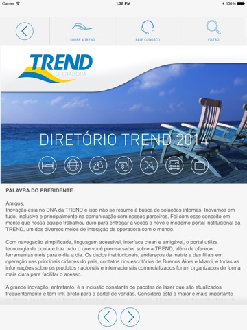 Diretório Trend for iPad screenshot 2