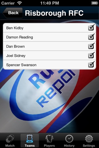 Rugby Reporter screenshot 3