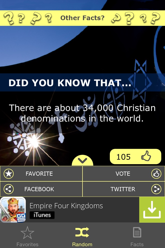Did You Know... Religion Facts screenshot 2