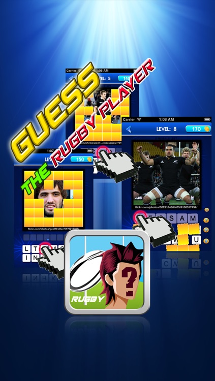 Guess the Rugby Player - Fun Hint Game ~ Reveal The Face Pics Live with Friends & Family