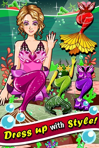 A Mermaid Princess Salon Spa Makeover - fun little nose & leg make up kids games for girlsのおすすめ画像2