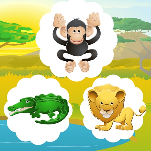 Animal Memorize! Learning game for children with safari animals Icon