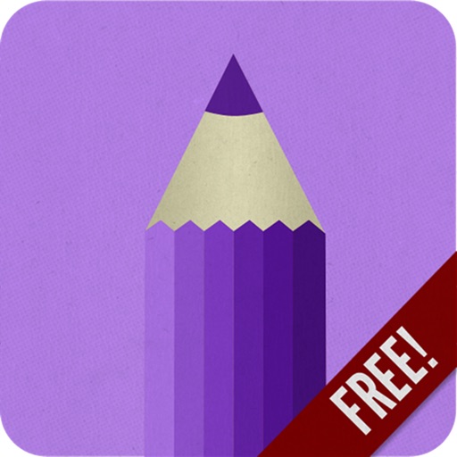 Purple Draw Free Icon