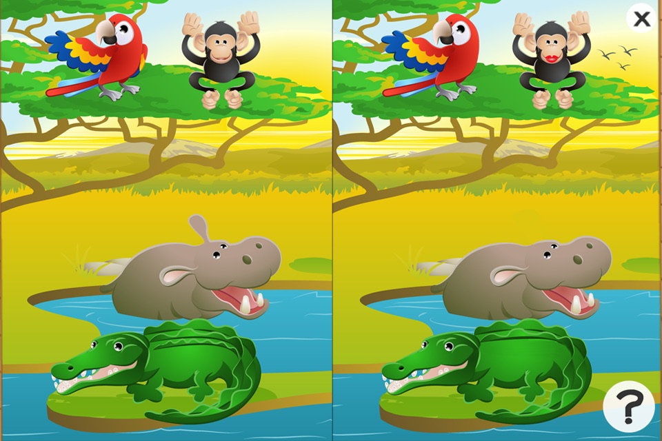 Animals of the safari game for children: Learn for kindergarten, preschool or nursery school! screenshot 2