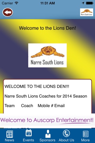 Narre South Lions Football Netball Club screenshot 2