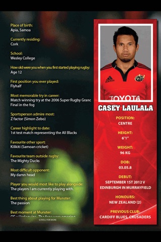 Munster Rugby Match Official Programmes screenshot 4