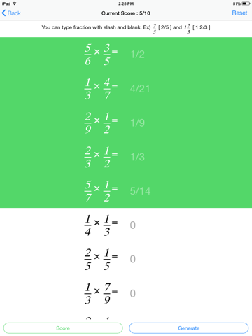 Math Practice for Fraction screenshot 4