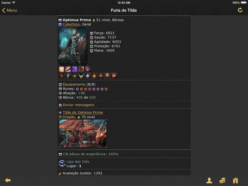 Furia de Titãs RPG screenshot 6