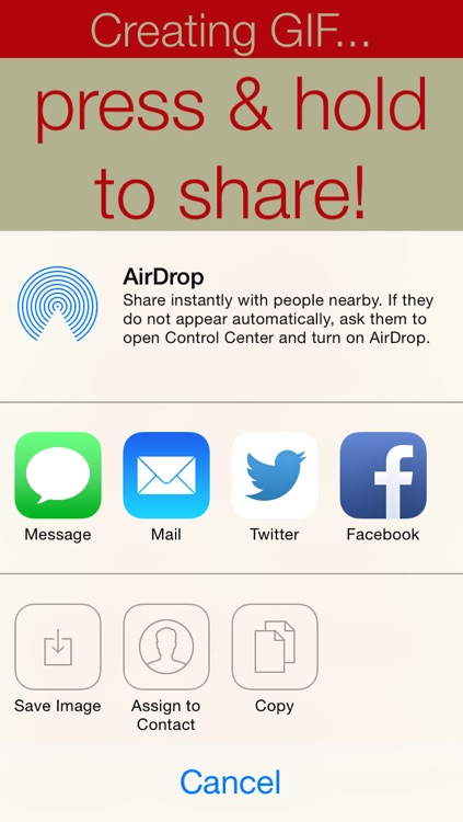 Yeller - Big text GIF messenger