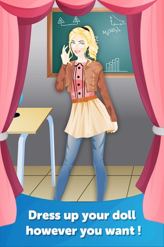 Nerd girl Dress Up-Fun Doll Makeover Game screenshot 2