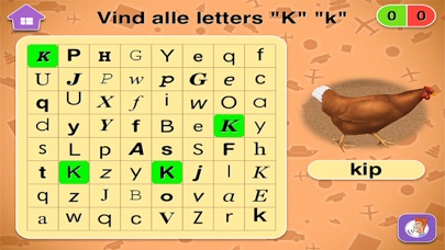 Spelletjes om kleuters te leren lezen iPhone screenshot