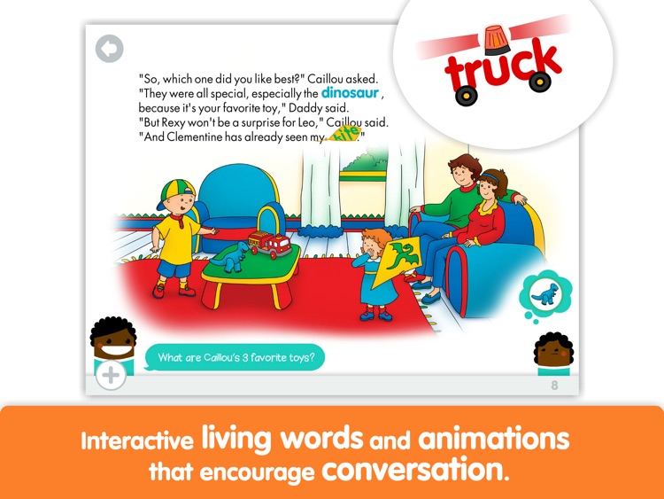 Caillou: Show and Tell - Lite - by i Read With