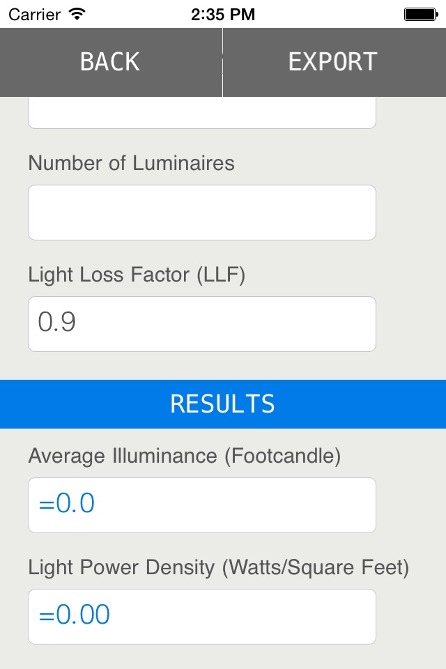 Light Calc: Lighting Calculator for Lighting Designers screenshot 2