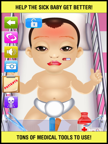 Screenshot #4 pour Baby Little Throat & Ear Doctor - play babies skin doctor's office games for kids