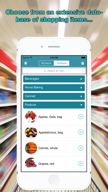 WatchList - The Grocery Shopping List on the Watch