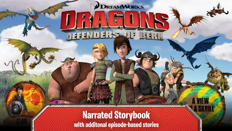 DreamWorks' Dragons: Defenders of Berk Storybook Deluxe - iStoryTime Read Aloud Children's Picture Book