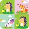 Cute Animal Memory Match Game Free- Find two identical animals by picture and sound