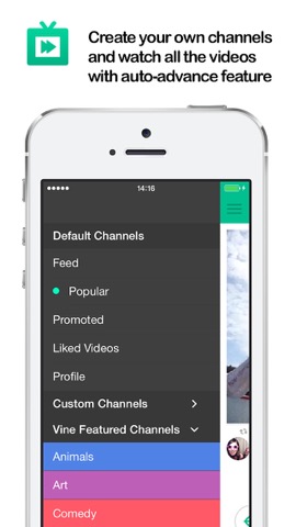 TV for Vine : (Watch Best Vine Videos , Create Your Own Video Channel , Vines Non-Stop -  is the Best Way to Watch Cool Vines)のおすすめ画像2