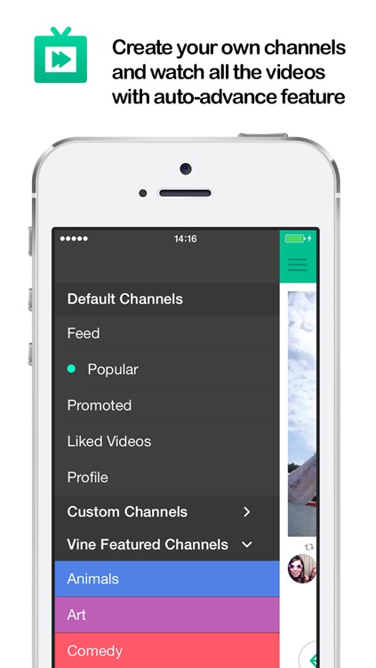 TV for Vine : (Watch Best Vine Videos , Create Your Own Video Channel , Vines Non-Stop - is the Best Way to Watch Cool Vines)