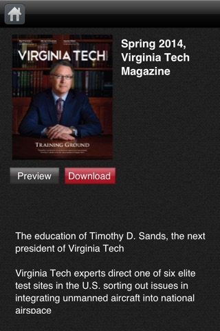 Virginia Tech Magazine screenshot 3