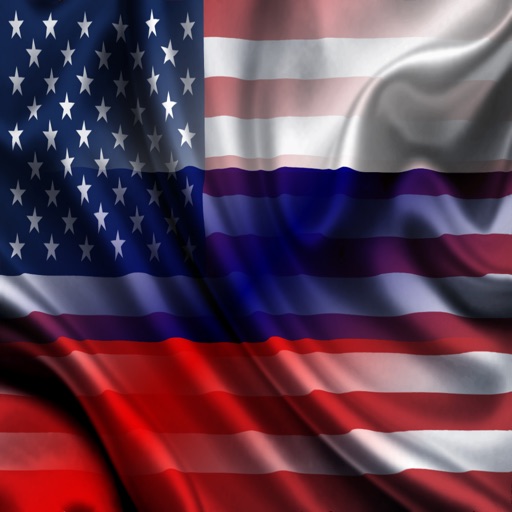 USA Russia Sentences - English Russian Audio Sentence Voice Phrases английский русский United-States icon