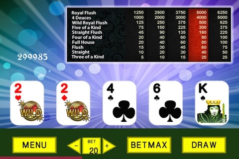 Jockers Wild Casino Poker - Free Video Poker Game screenshot 4