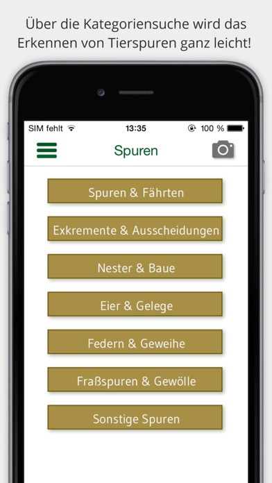 Screenshot #3 pour Tierspuren bestimmen –  entdecken Sie die 100 wichtigsten heimischen Tierarten an ihren Spuren