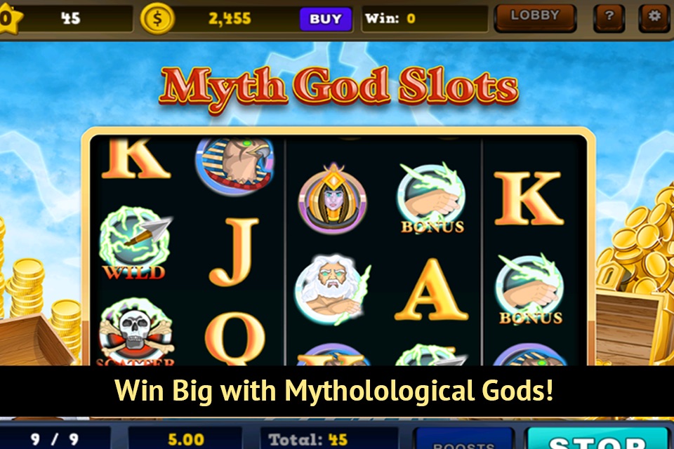 Myth God Slots - Spin to Win! screenshot 2