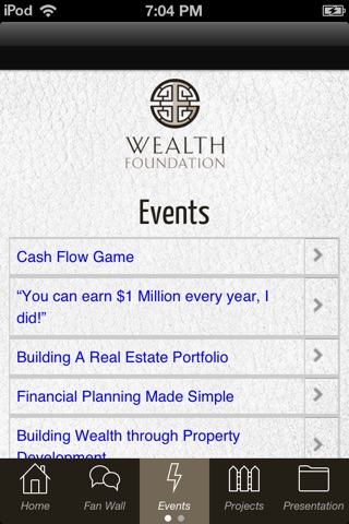 Wealth Foundation screenshot 2