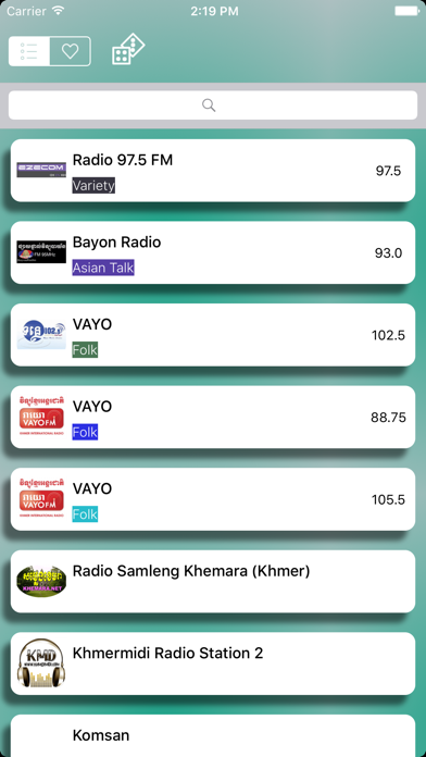 Screenshot #2 pour Khmer Radio - Khmer Music - Cambodia Radio