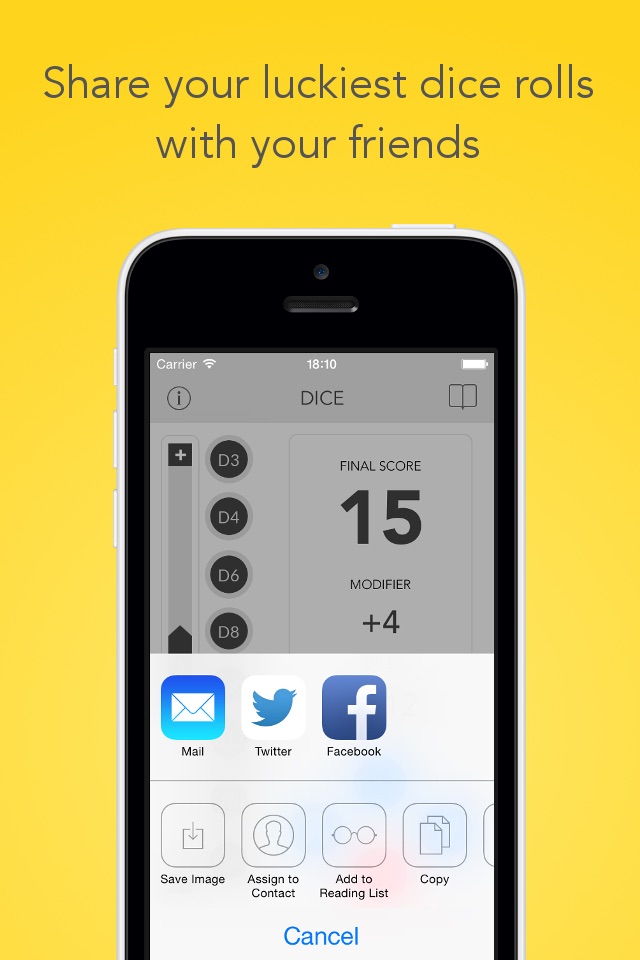 Dice - Your app for RPGs, wargames and board games screenshot 3