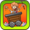 Mine Shaft Madness Game - The Gold Rush California Miner Games