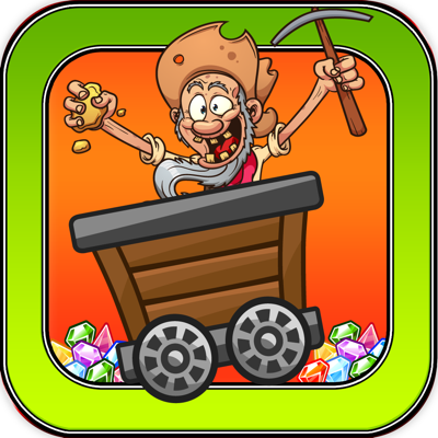 Mine Shaft Madness Game - The Gold Rush California Miner Games