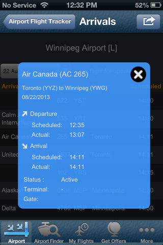 Winnipeg Airport Info + Radar screenshot 3