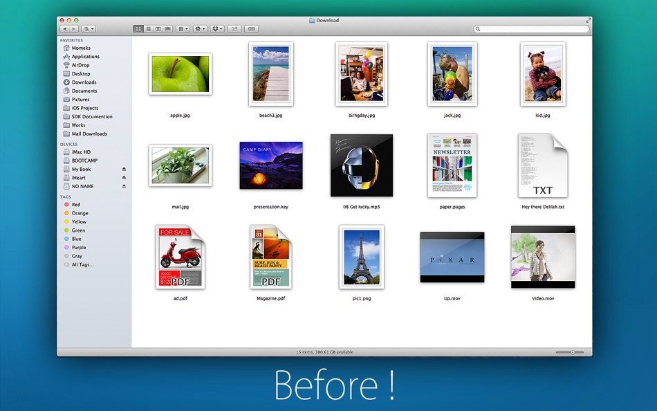 Chef Folder : Organize your files with one click ! - 1.1 - (macOS)