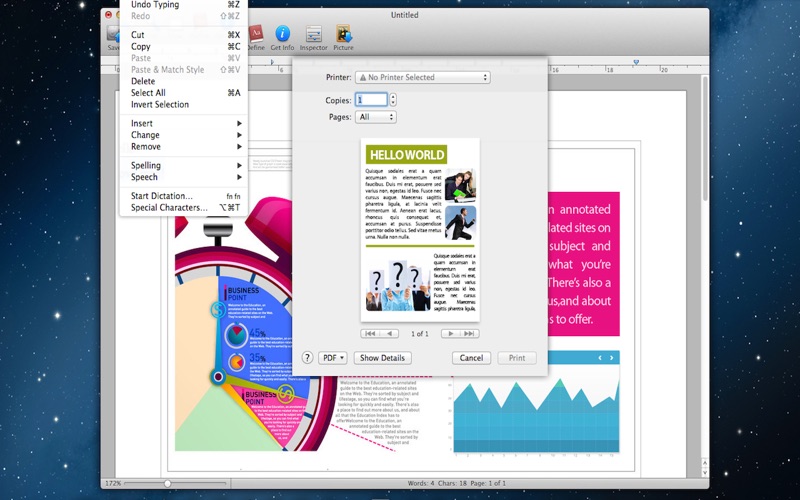 Go Word - for Microsoft Word Edition & Open Office Format Screenshot