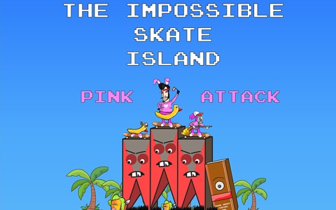The impossible skate island: Pink Attack screenshot 2